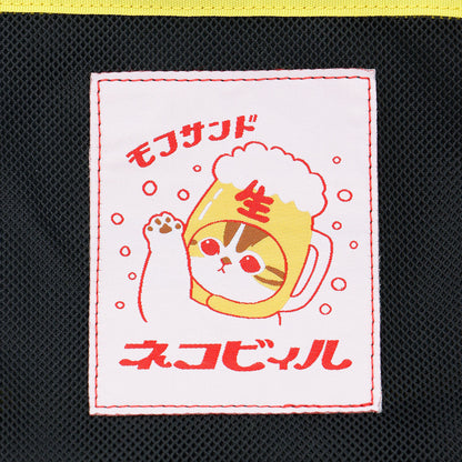 mofusand メッシュバッグ ネコビィル ブラック