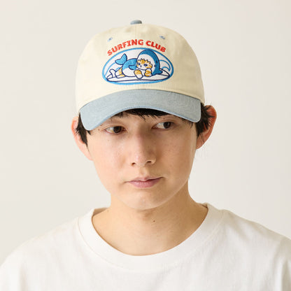 mofusand BOARD SHARK! 캡 SURFING CLUB 페일 블루