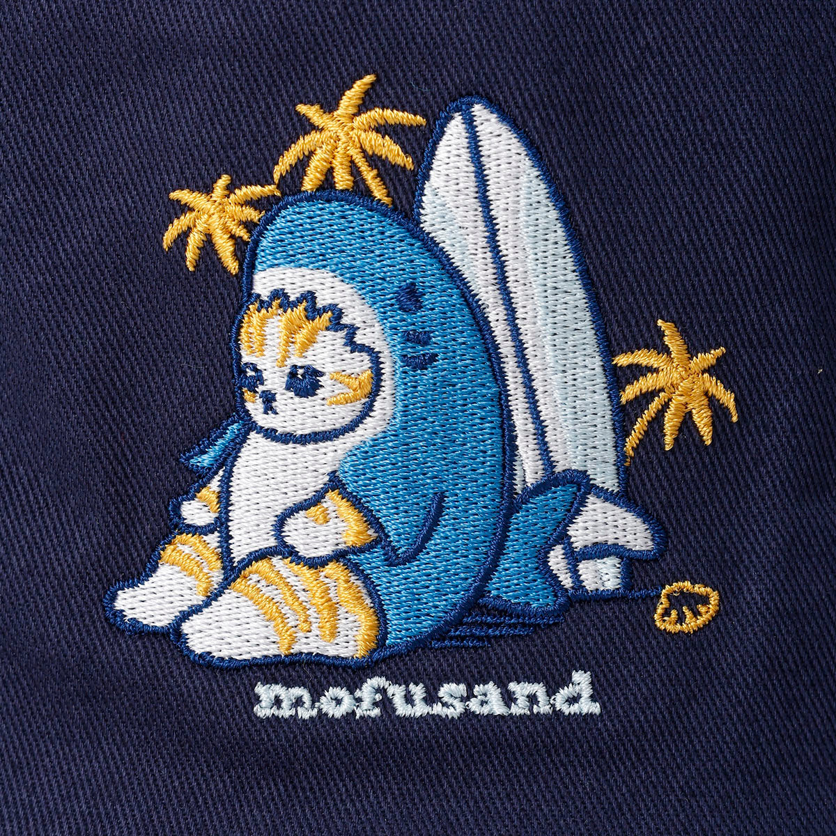mofusand BOARD SHARK! 버킷햇 SURFING NYAN 네이비