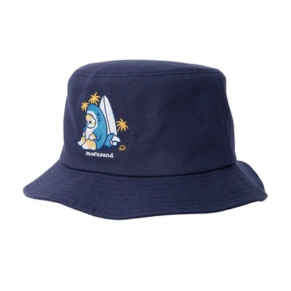 mofusand BOARD SHARK! 버킷햇 SURFING NYAN 네이비