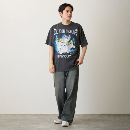 mofusand  Tシャツ  CLAW YOUR WAY OUT スミ