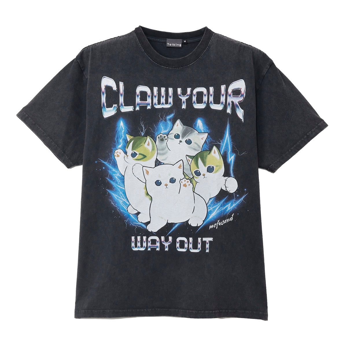 mofusand  Tシャツ  CLAW YOUR WAY OUT スミ