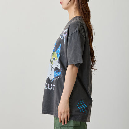 mofusand  Tシャツ  CLAW YOUR WAY OUT スミ