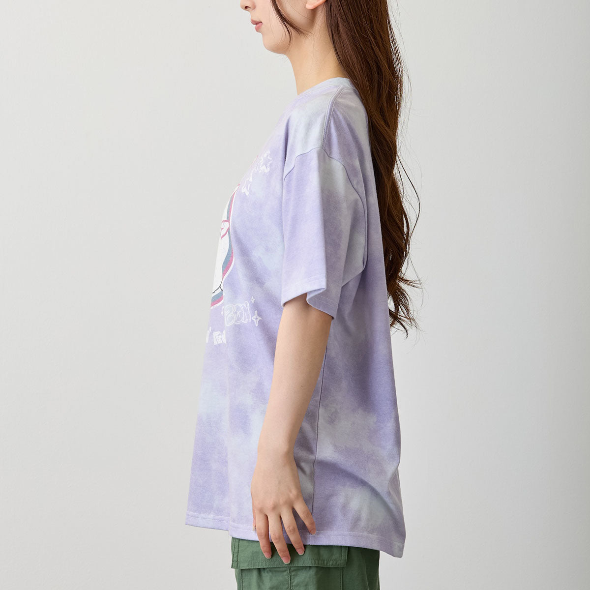 mofusand  Tシャツ  MEOW’N’ROLL パープル