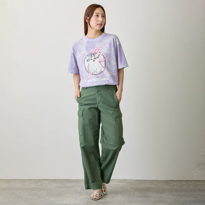 mofusand  Tシャツ  MEOW’N’ROLL パープル