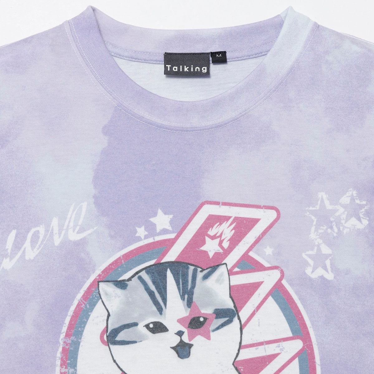 mofusand  Tシャツ  MEOW’N’ROLL パープル