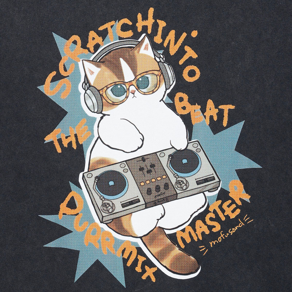 mofusand ワイドノースリーブ PURR MIX MASTER スミ | mofusand