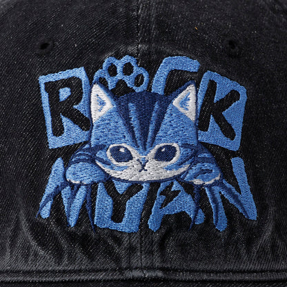 mofusand  キャップ ROCKNYAN ブラック