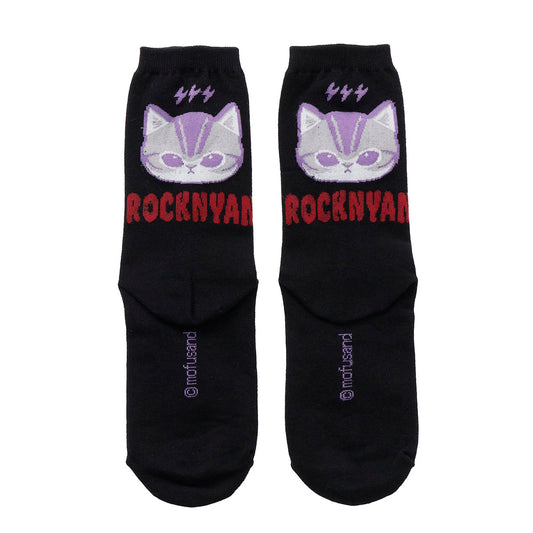 mofusand  ソックス ROCKNYAN ブラック