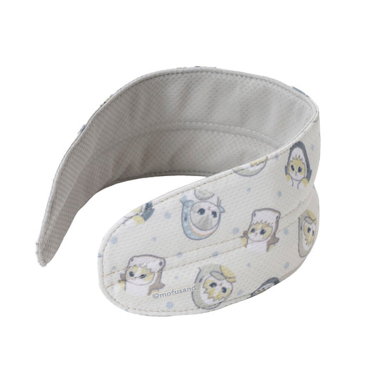mofusand Neck Cooler Shark Meow All-over Pattern Natural