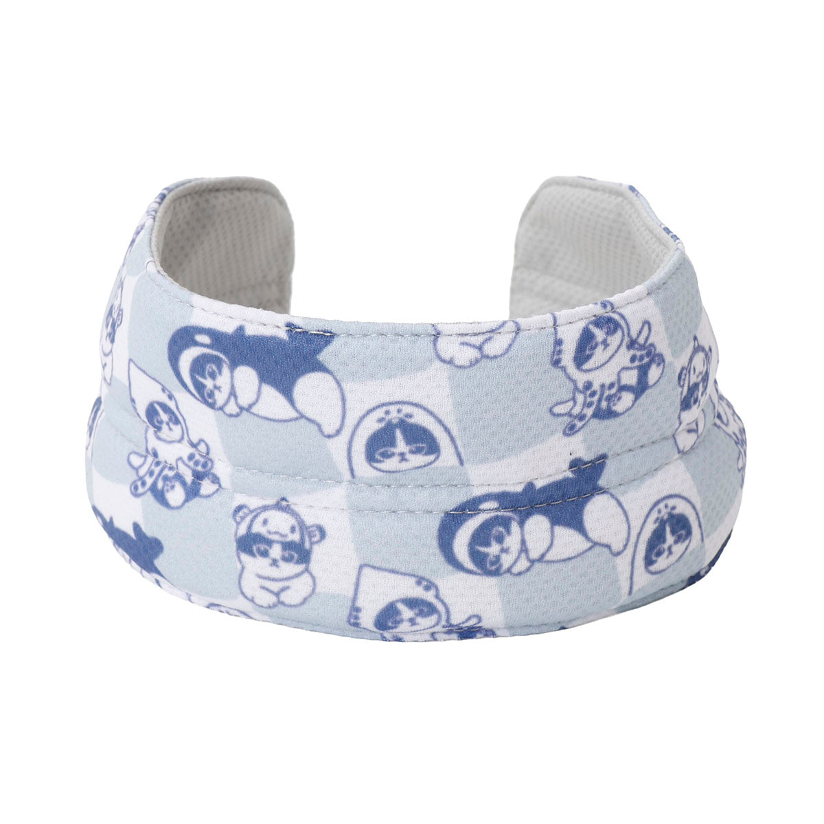 mofusand Neck Cooler Marine Life Meow Blue