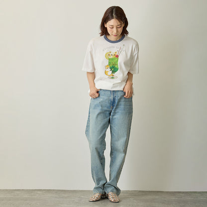 mofusand T-Shirt Cream Soda White