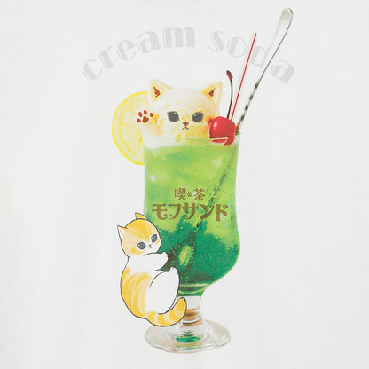 mofusand T-Shirt Cream Soda White