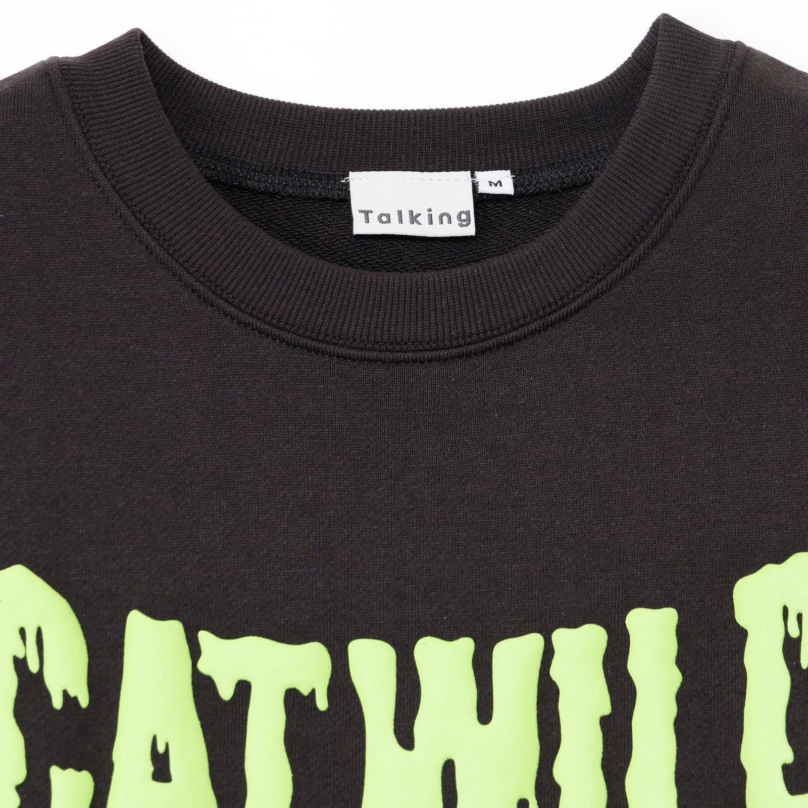 mofusand Sweatshirt CAT WILD SCREAM Black | mofusand mofumofuMarket