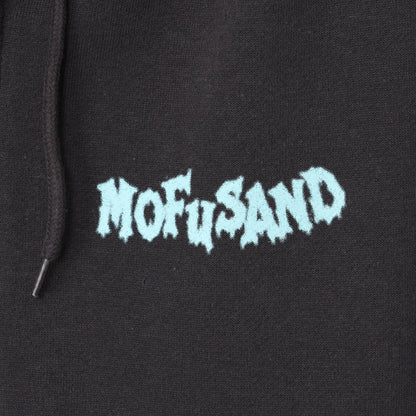 mofusand 집업 후디 MEOWING CATS 차콜 블랙