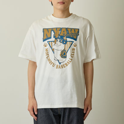 mofusand Tシャツ NYAW ホワイト