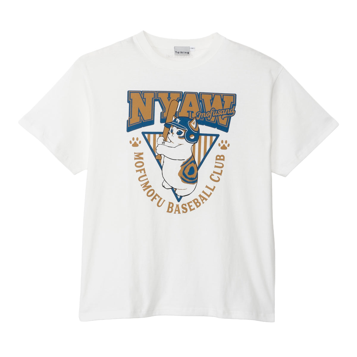 mofusand Tシャツ NYAW ホワイト