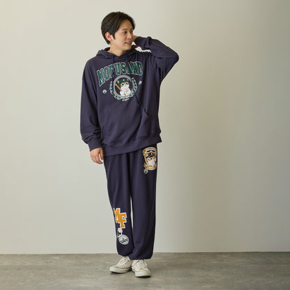 mofusand スウェットパーカー Slugger ネイビー