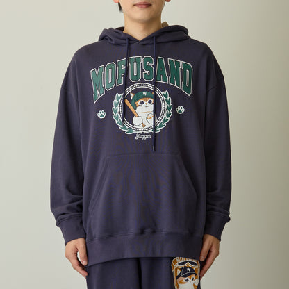 mofusand スウェットパーカー Slugger ネイビー