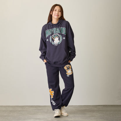 mofusand スウェットパーカー Slugger ネイビー
