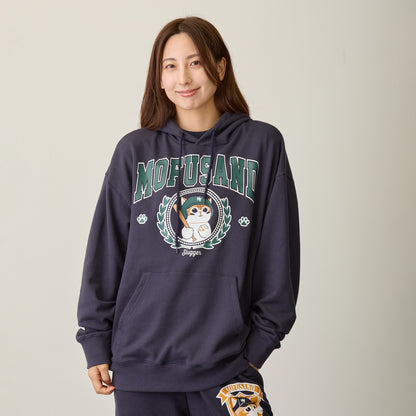 mofusand スウェットパーカー Slugger ネイビー