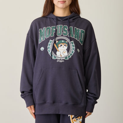 mofusand スウェットパーカー Slugger ネイビー