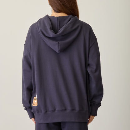 mofusand スウェットパーカー Slugger ネイビー