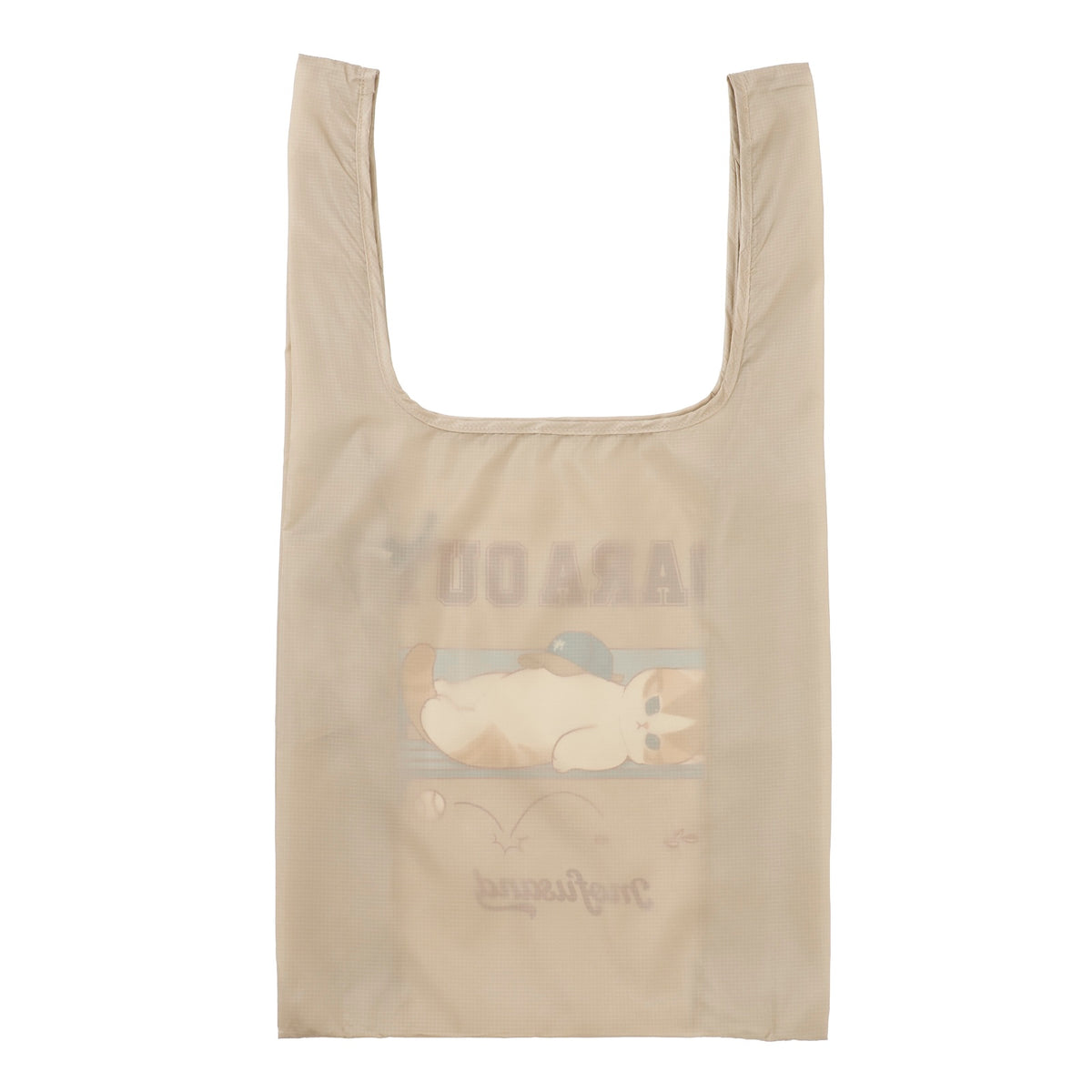 mofusand Reusable Shopping Bag (DARA OUT, Beige)