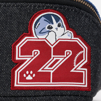 mofusand デニムポーチ 22 ブラック