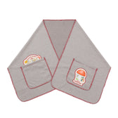 mofusand  WOODLANDS Blanket Stole MUSHROOM Beige