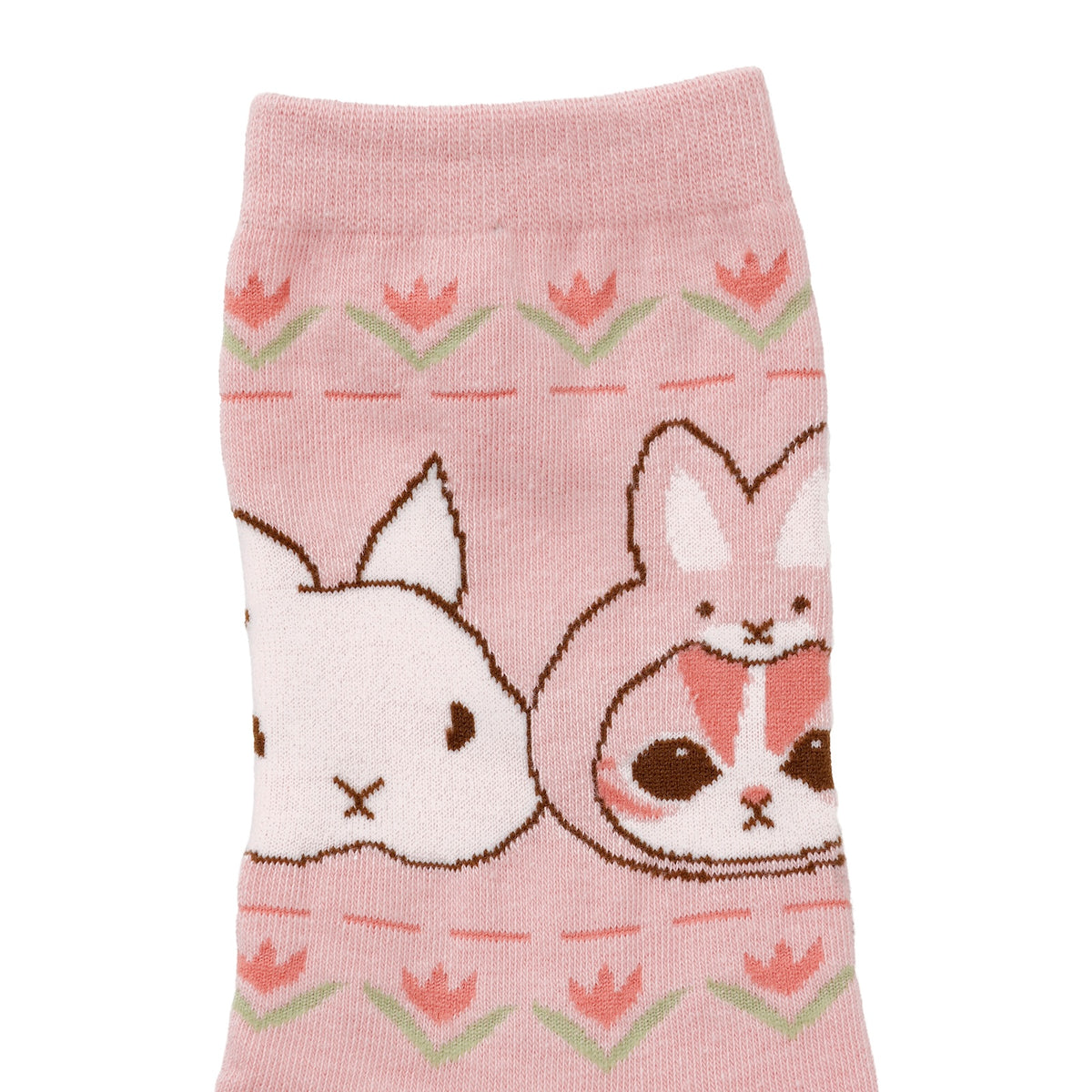mofusand  WOODLANDS 양말 BUNNY 핑크