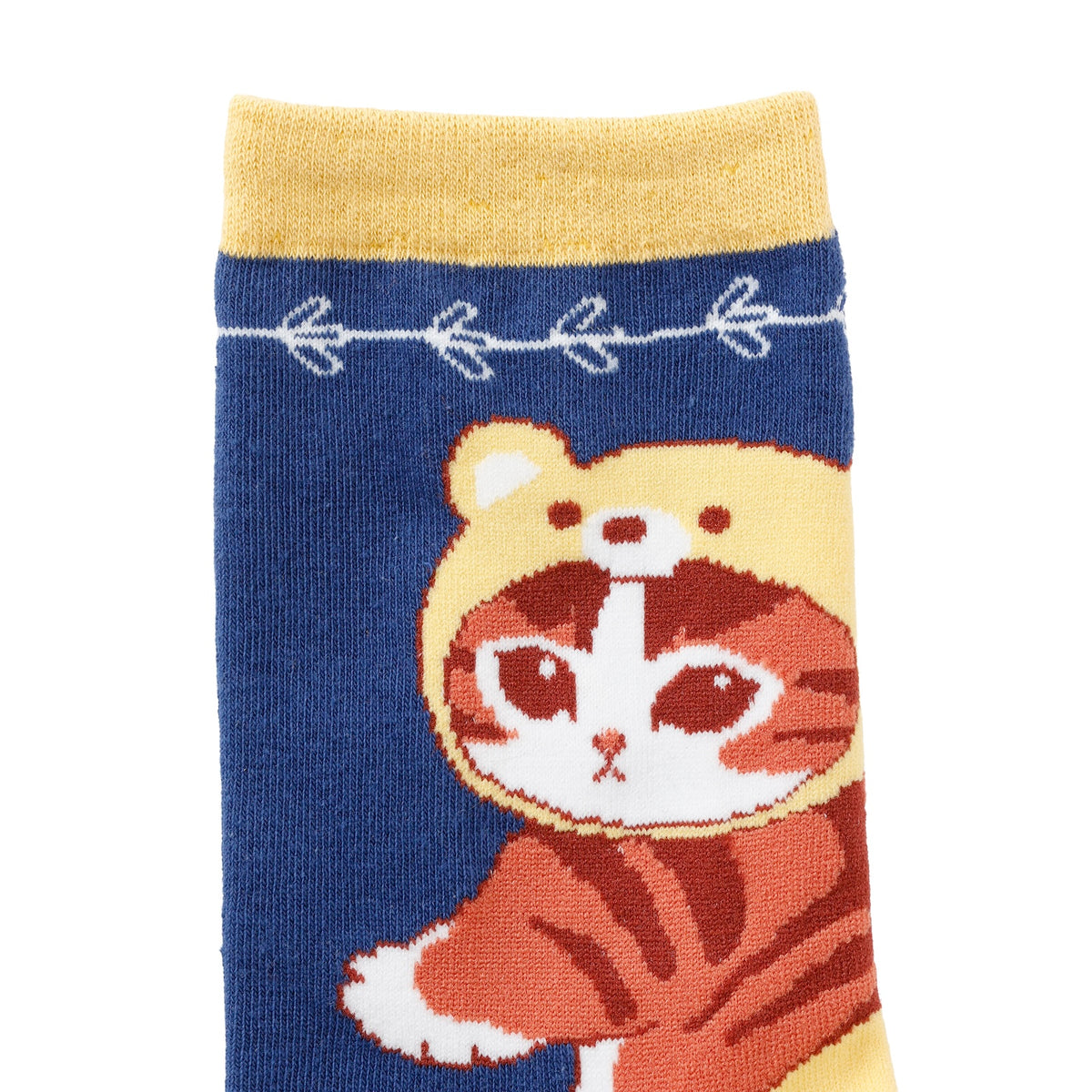 mofusand  WOODLANDS 양말 BEAR 네이비