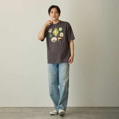mofusand  WOODLANDS 티셔츠 스티커 스미크로