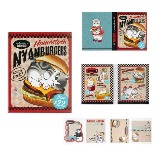mofusand Diner Book type Sticky Notes
