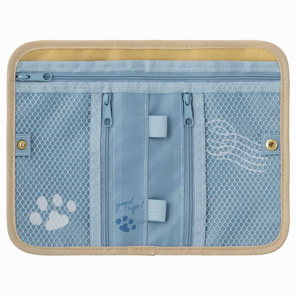 mofusand パスポートも入るマルチポーチ(切手)