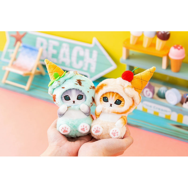 mofusand 冰淇淋猫挂件（焦糖）