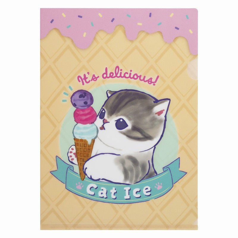 mofusand Ice Nyan Clear File (Ice Cone)