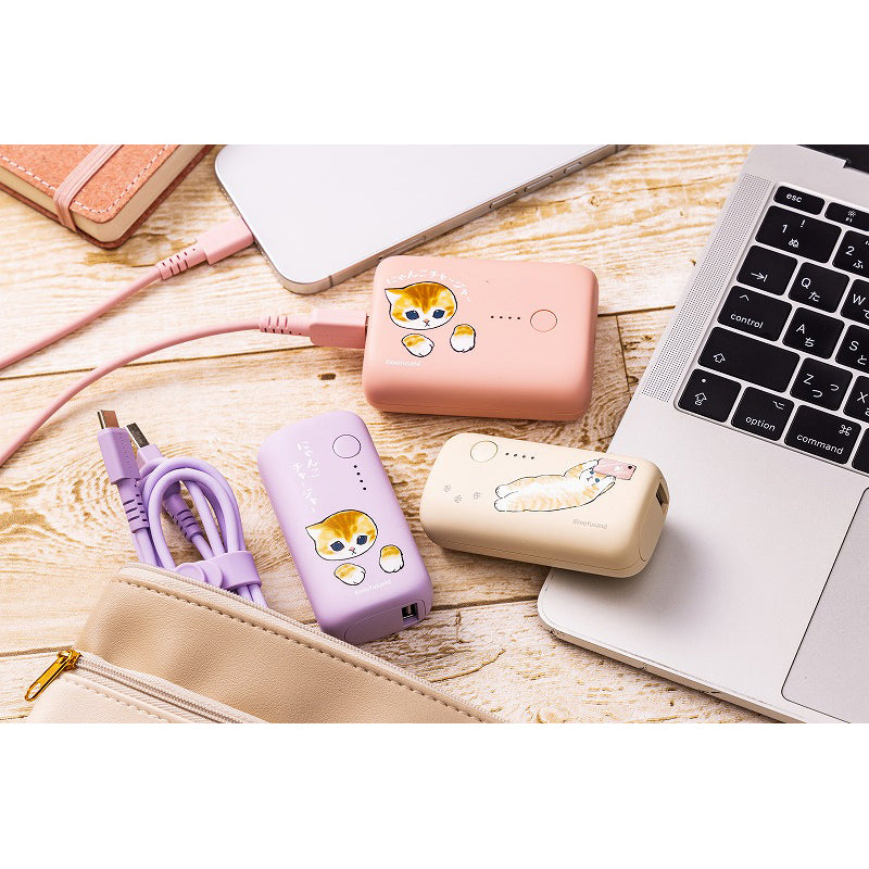 mofusand 5000mAH/20W 모바일 배터리 (Nyanko Charger)