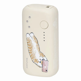 mofusand 5000mAh/20W 보조배터리 (누워있는 냥코)