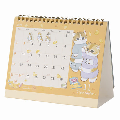 mofusand 從2025年1月開始桌面日曆（帶迷你密封）