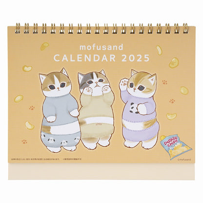 mofusand 從2025年1月開始桌面日曆（帶迷你密封）