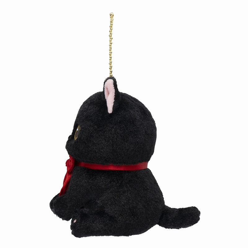 mofusand Chokon and Split Black Cat Mascot (Red Ribbon)