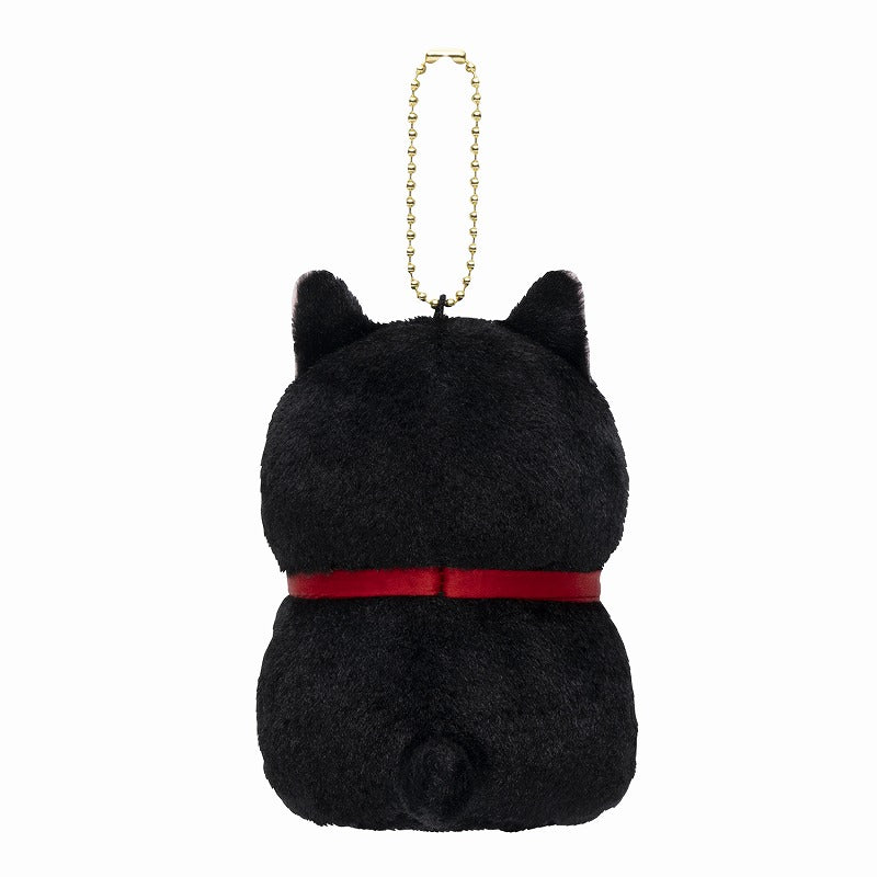 mofusand Chokon and Split Black Cat Mascot (Red Ribbon)