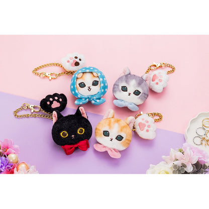 mofusand Cat Paw Mascot Keychain (Black Cat)