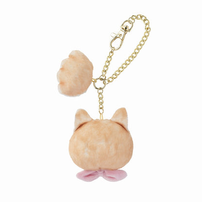 mofusand Cat Paw Mascot Keychain (Brown & White)