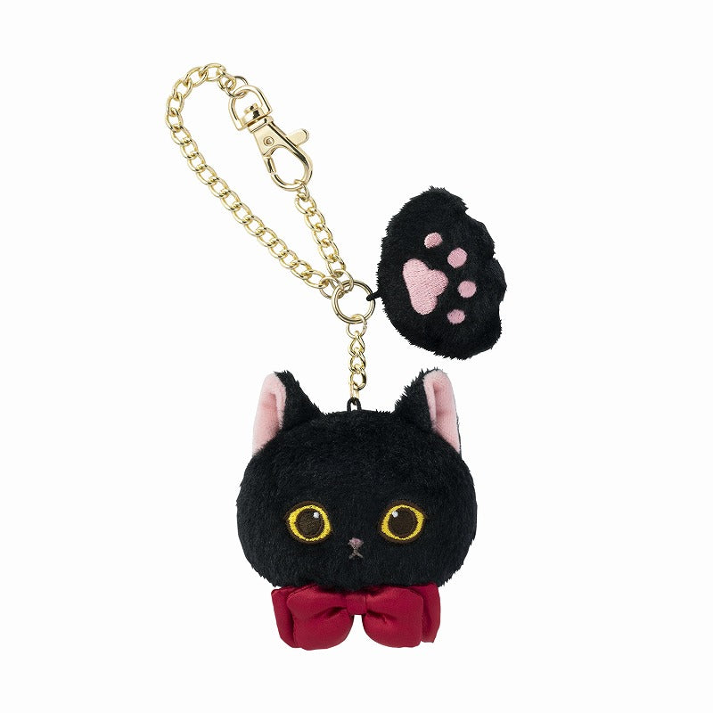 mofusand Cat Paw Mascot Keychain (Black Cat)