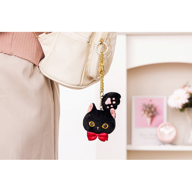 mofusand Cat Paw Mascot Keychain (Black Cat)