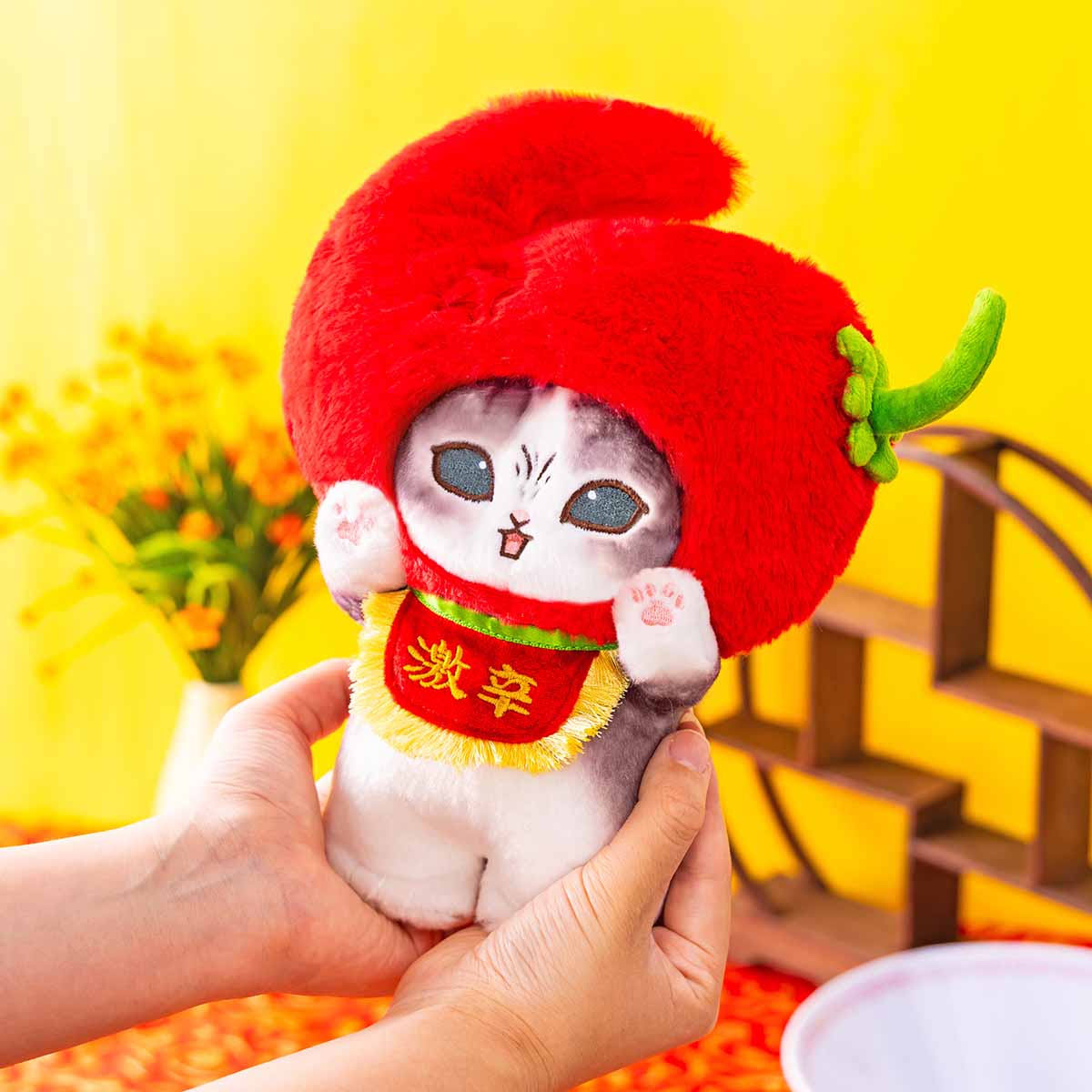 mofusand Angry Chili Meow Standing Plush