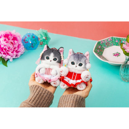 mofusand China Outfit Meow Mascot Keychain (Red Dress)
