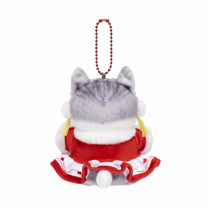 mofusand China Outfit Meow Mascot Keychain (Red Dress)
